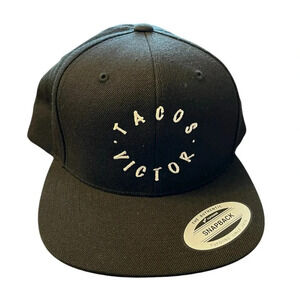NWT embroidered Tacos Victor  straight palet cap